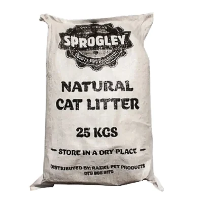 Sprogley Natural Cat Litter – 25kg