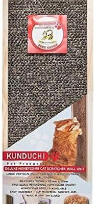 Kunduchi Wooden Cat Scratch Wall Unit