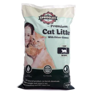 Sprogley Cat Litter with Odour Control – 3.5kg