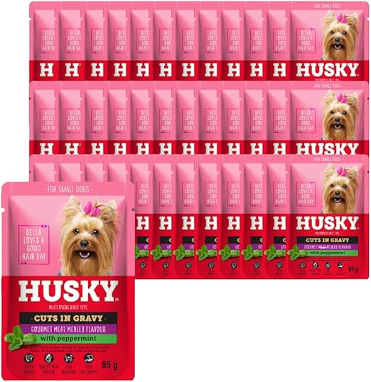 Husky Chicken Medley Flavour Wet Dog Food (36 x 85g) Pouches