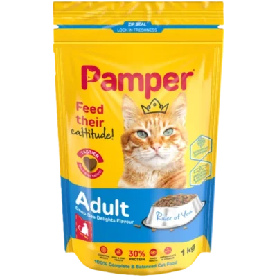 Pamper Kitten Dry Cat Food 1kg